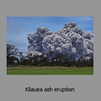 Kilauea ash eruption